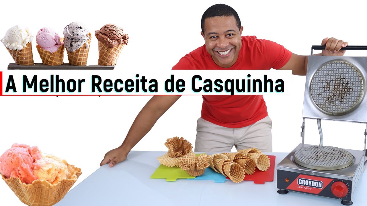 Como fazer Casquinha | Máquina Croydon