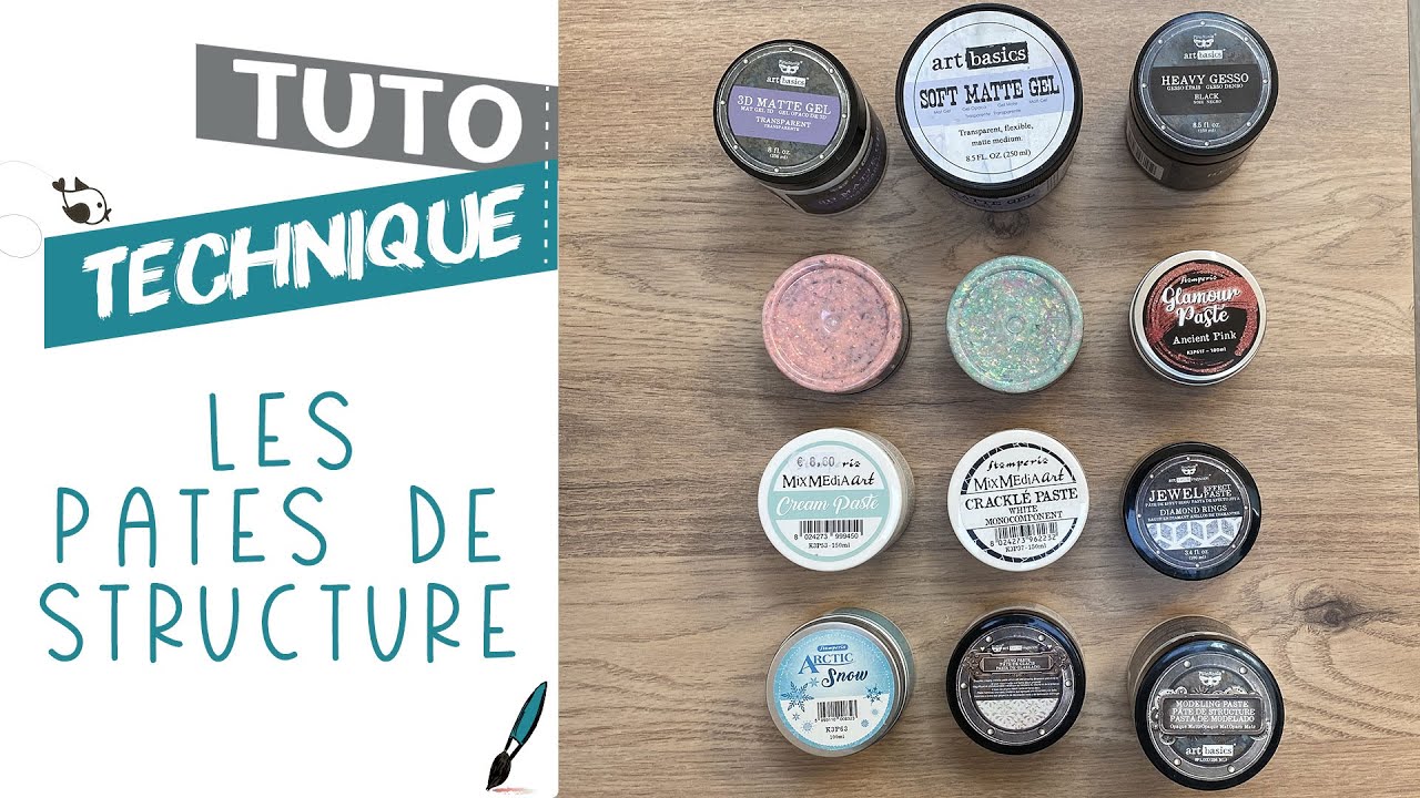 Les différentes pâtes de structure