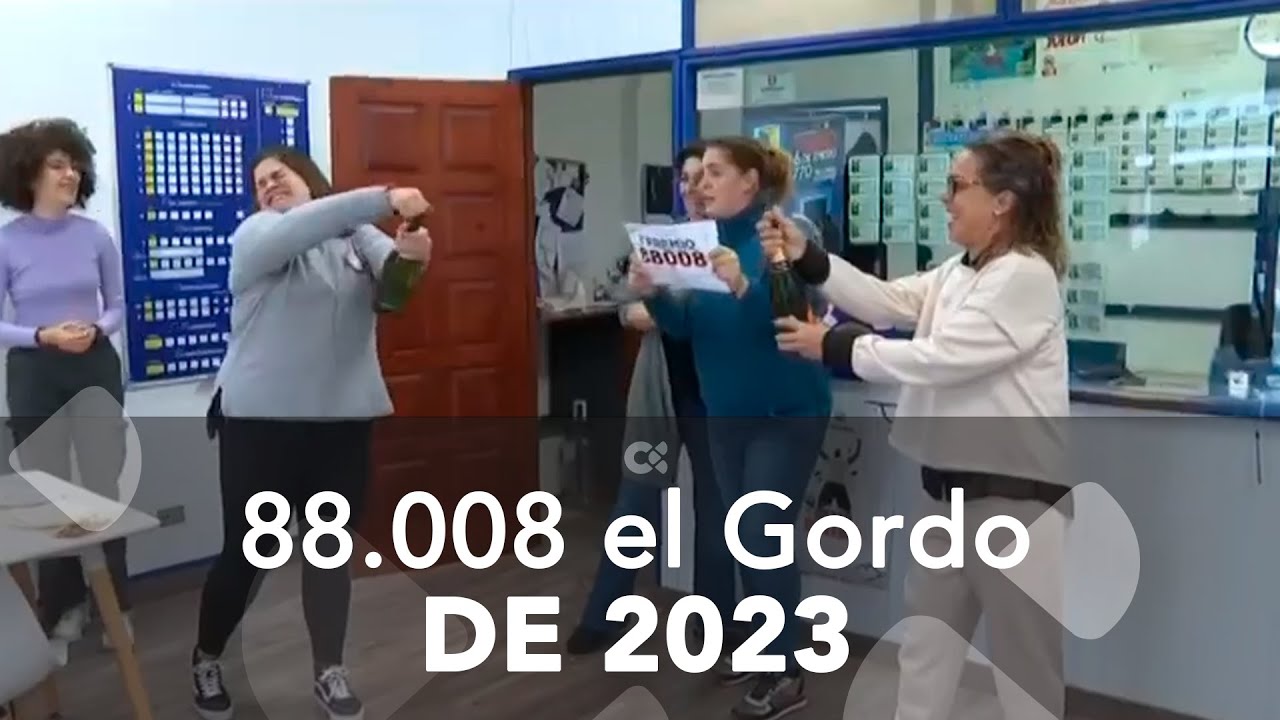 88.008, el ‘Gordo’ de la Lotería de Navidad 2023, toca en cinco islas de Canarias