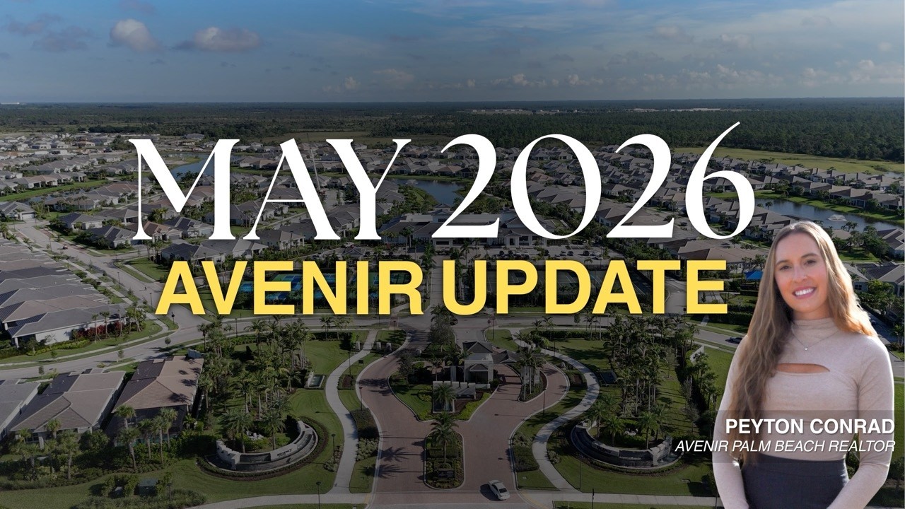 Обзор Avenir в Палм-Бич-Гарденс за май 2026 года | Publix, центр города, цены и новые проекты