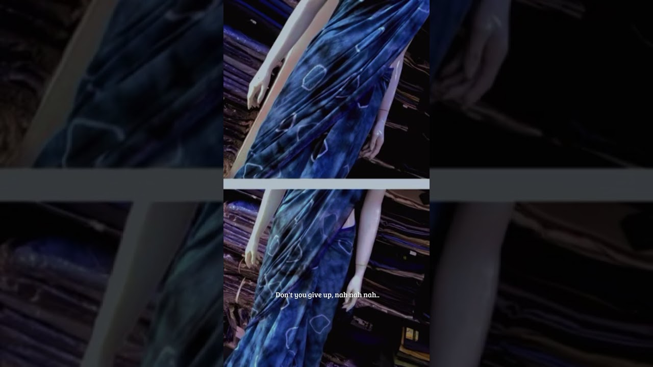 Customized Tie-dyed Saree 🥻 #short