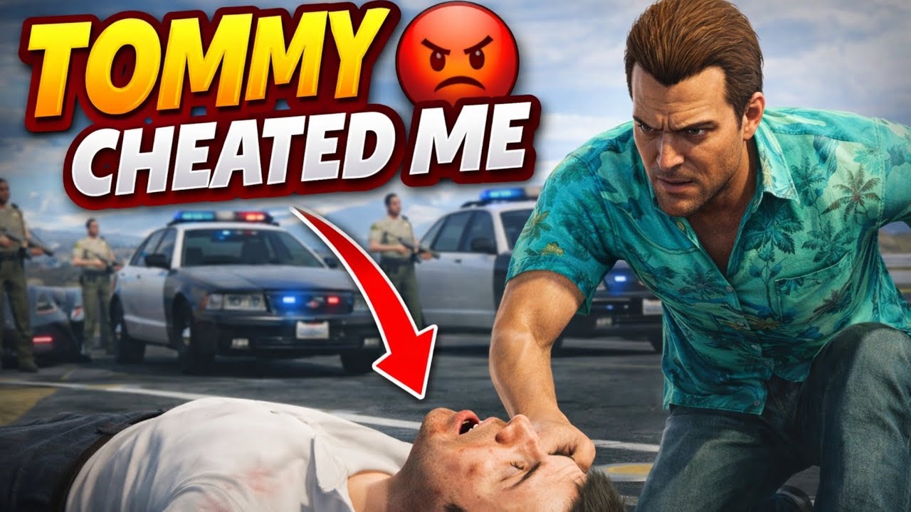 Tommy Cheated Me 😡 | GTA 5 Ultimate Betrayal Scene!@TechnoGamerzOfficial #gta5 #gta #gtav #hindi #fy