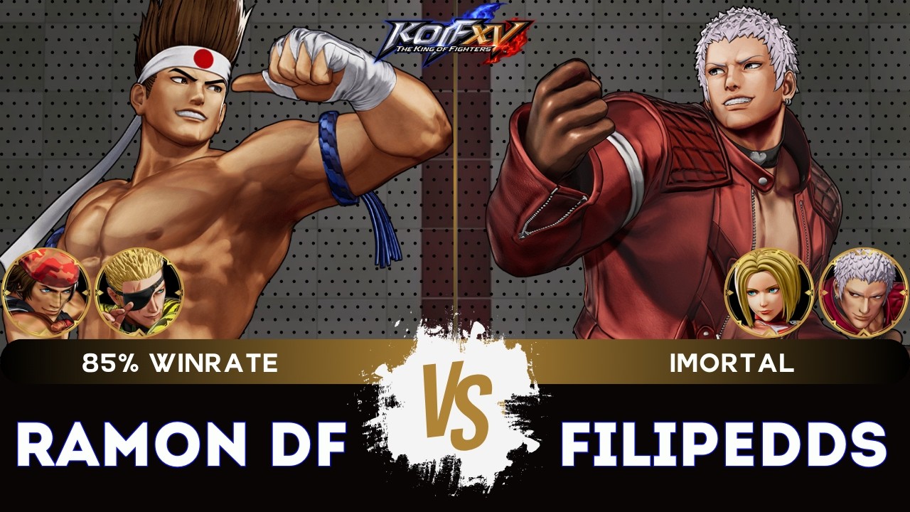 KOF XV ▰ RAMON DF (Joe/Ramón/Ralf) 🆚 FILIPEDDS (Yashiro/Blue Mary/O.Yashiro) 🎞️Replay Match - 3/26