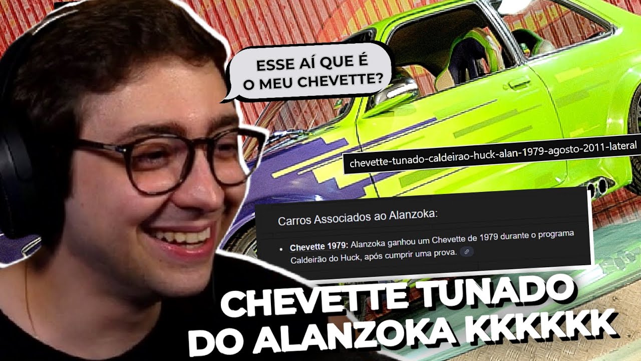 Alan descobrindo que tem um CHEVETTE