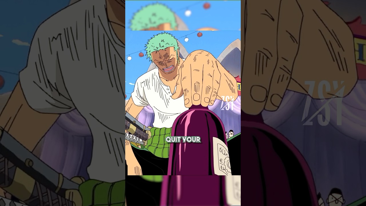 This is why Zoro is Luffy&rsquo;s right hand man 🗿(Why did Robin say that?🤣)