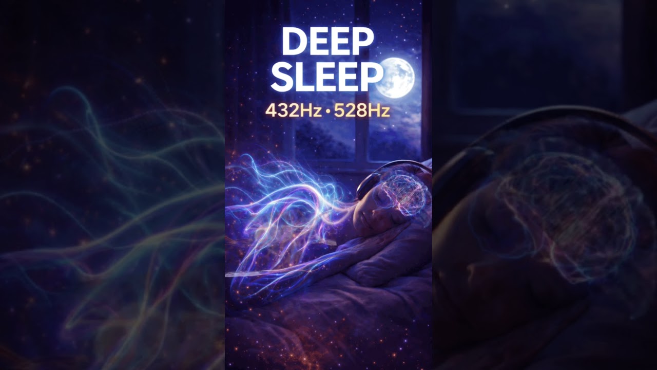 Deep Sleep Music | 432Hz & 528Hz Healing Frequencies for Nervous System 