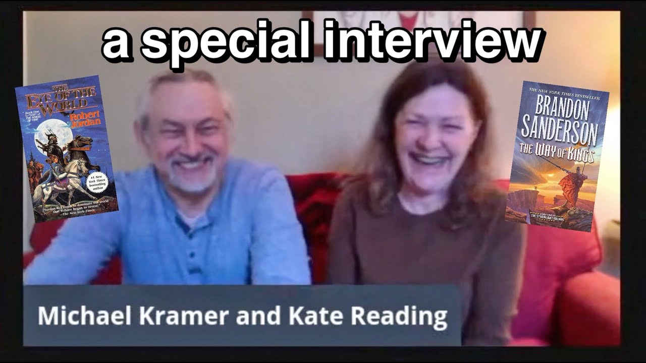 Michael Kramer & Kate Reading audiobook narrators talk Stormlight, Wheel of Time, & other works