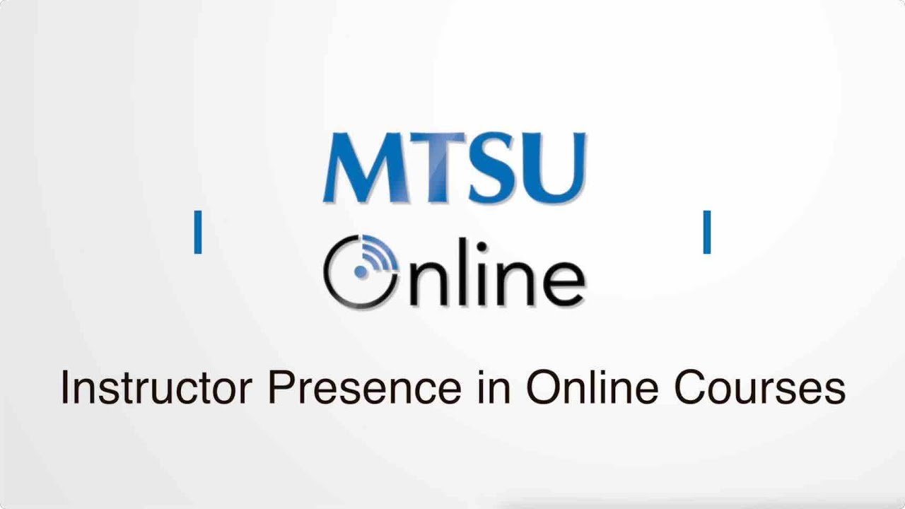 Instructor Presence In Online Courses - Hangmin Zhang