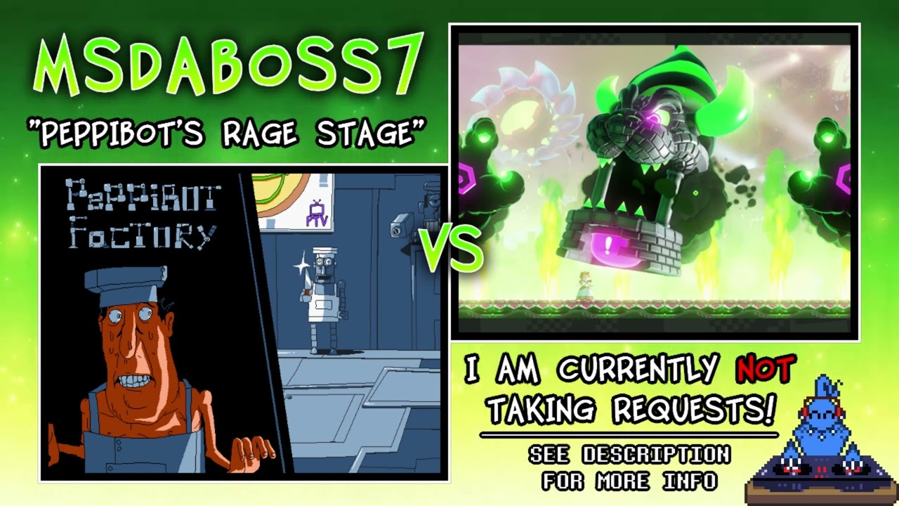 Peppibot's Rage Stage - Super Mario Wonder / Pizza Tower Mix