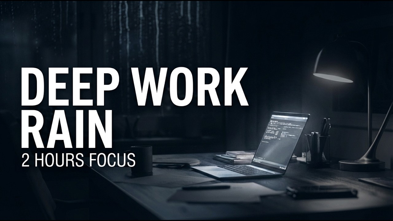 Deep Work Rain (2 Hours) | Focus Session 07