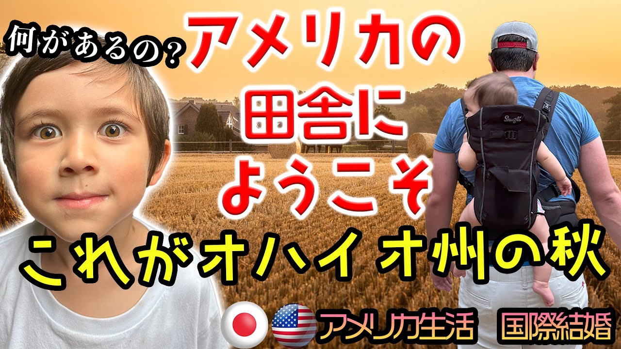 【アメリカ、田舎・・？何があるの・・？オハイオの秋はこんな過ごし方してます】オハイオ有名スポット、ホッキングヒルズ】Hocking Hills｜国際結婚｜国際家族｜国際カップル｜バイリンガル育児