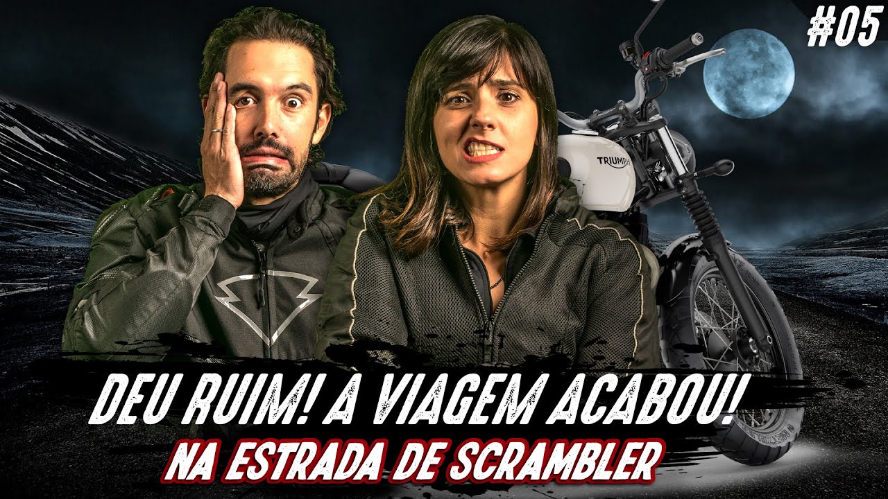 Olha o PERRENGUE! A viagem ACABOU antes da hora 😫 [viagem de moto - Scrambler]