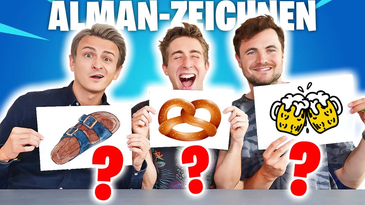 ALMAN Dinge an ZEICHNUNGEN erraten | mit Phil Laude & Falco