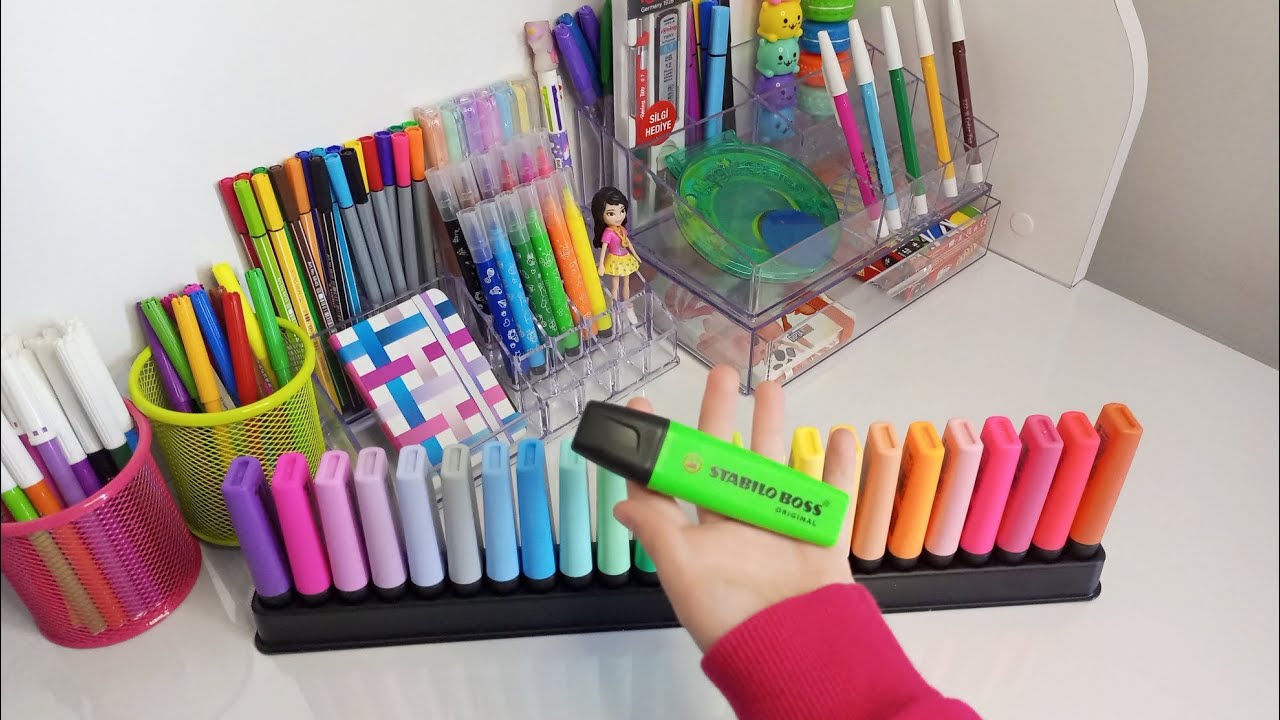 Stabilo Boss 23 'l&uuml; set a&ccedil;ıyoruz.Karne hediyem🥰❤️