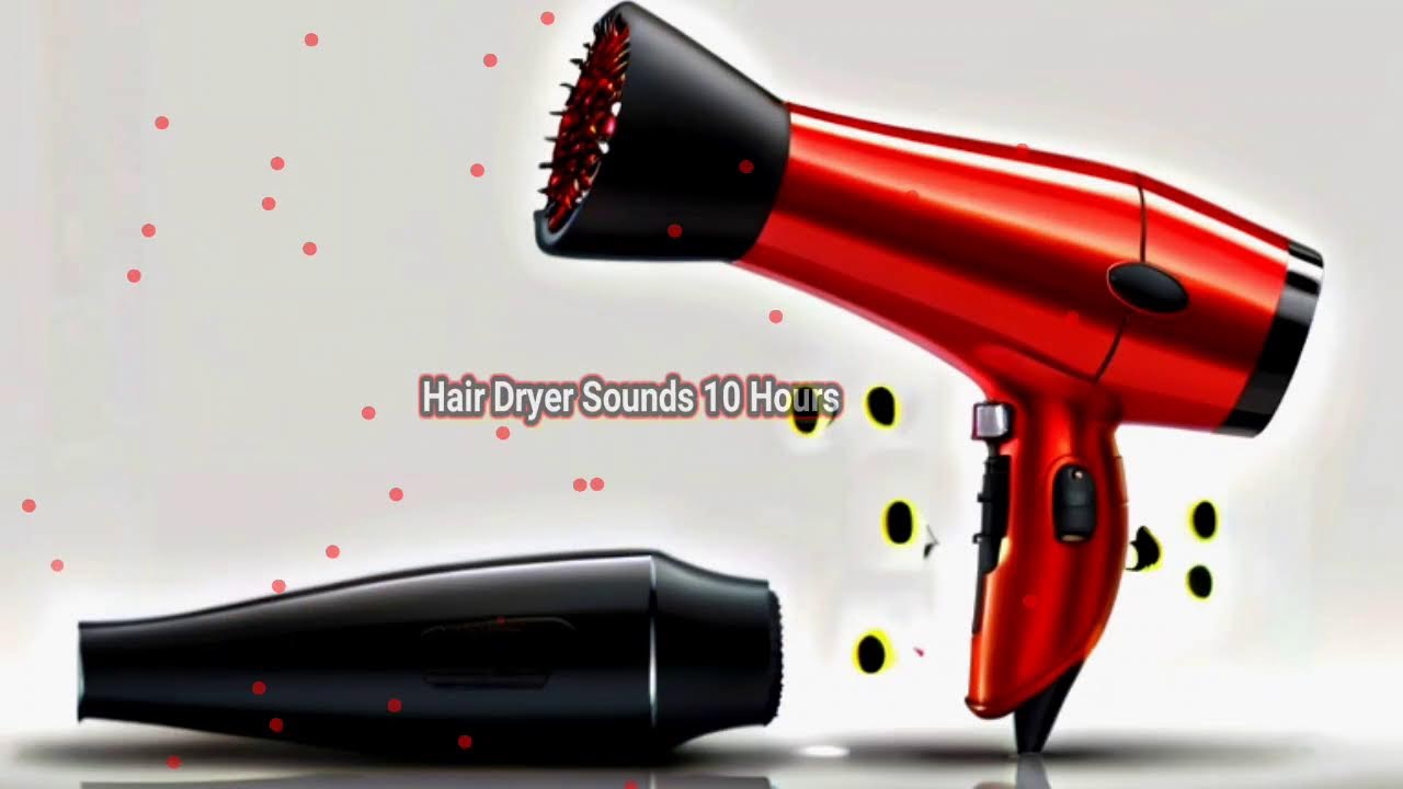 White Noise for Babies – Blow Dryer ASMR - Night Sleep Aid 4 Hours