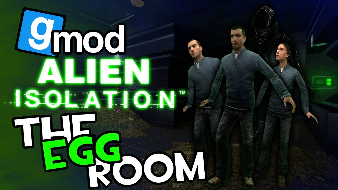 GET TO THE ELEVATOR! (Gmod Alien Isolation Funny Moments)