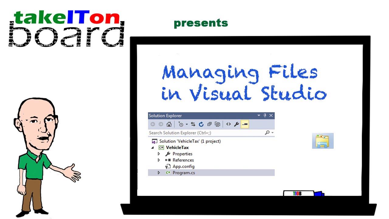 Managing Files With Visual Studio