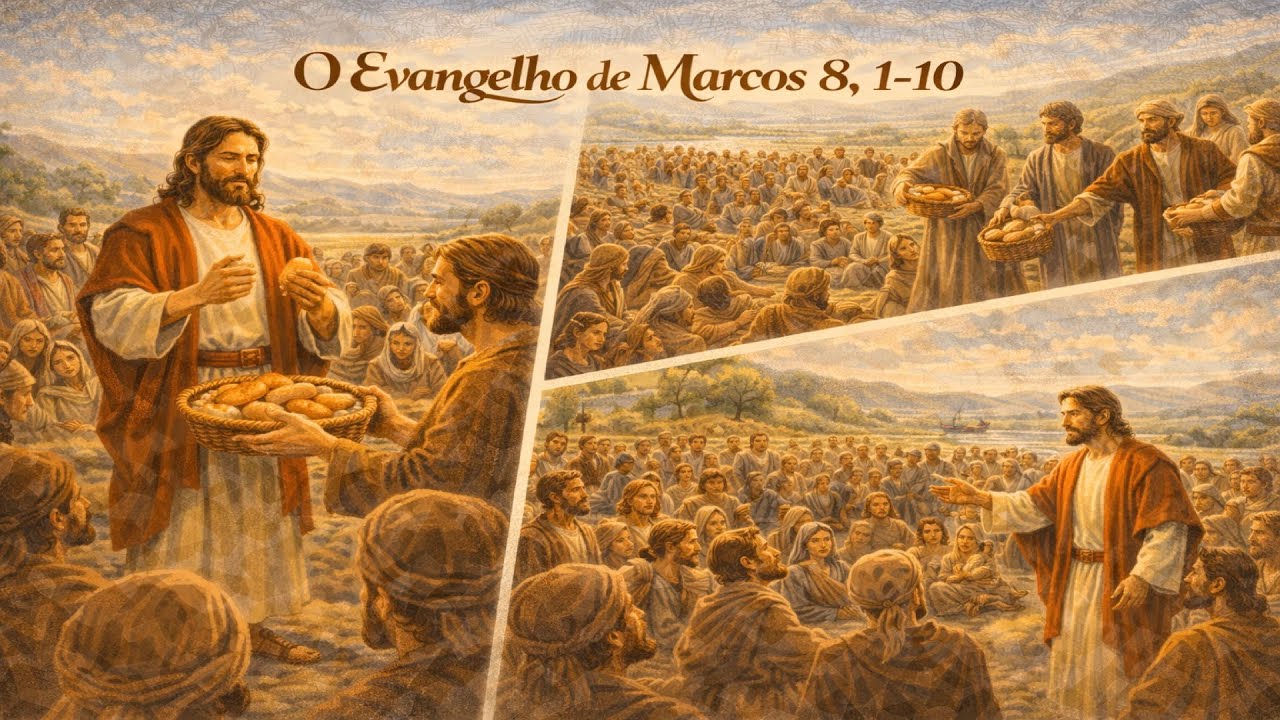 MARCOS 8, 1-10| 14/02/26| EVANGELHO DIÁRIO COM ANA LUIZA