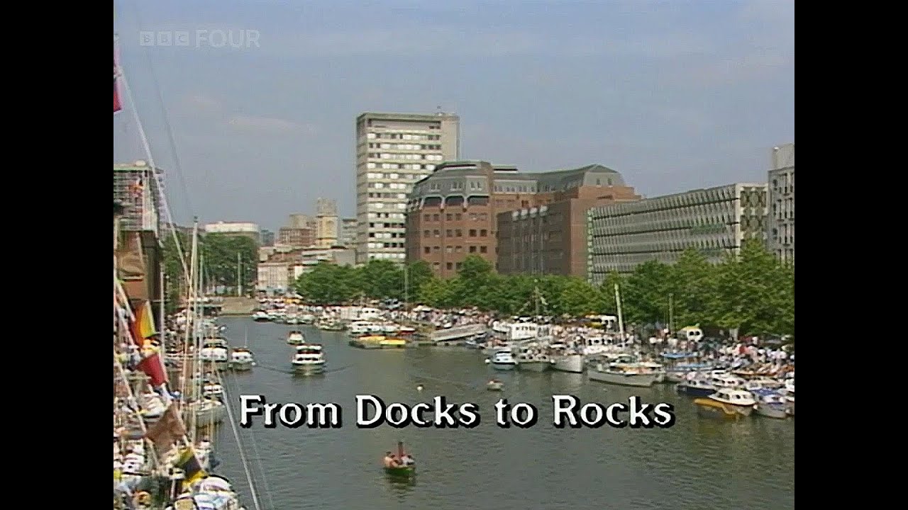 Angela Rippon Journey of Discovery, Bristol Docks Historic Harbour, Pill, Avonmouth, River Avon 1988