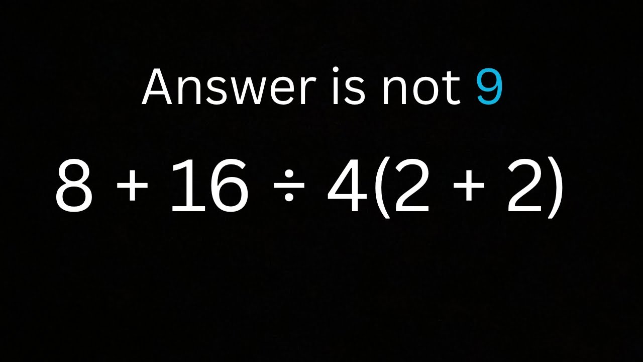 90% get it Wrong!! Can you solve this??