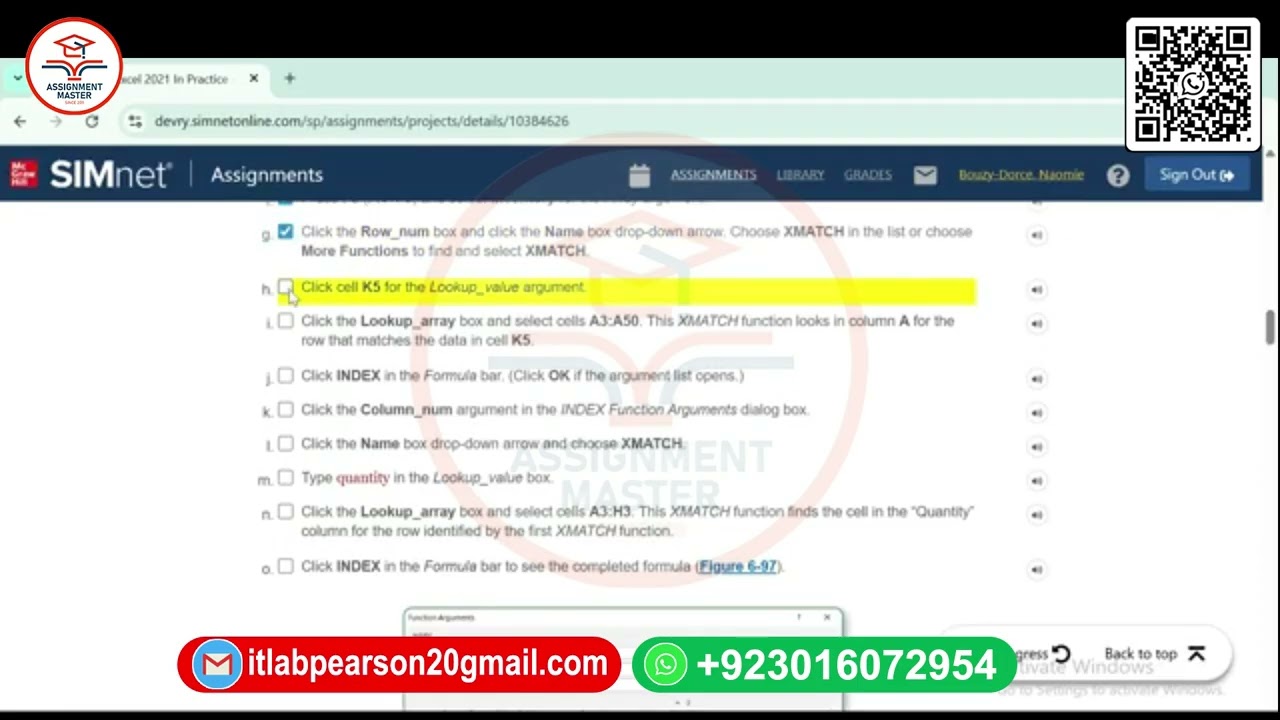 Week 5 Excel 2021 In Practice || Ch 6 Guided Project 6 3 || In Practice Ch 6 Guided Project 6