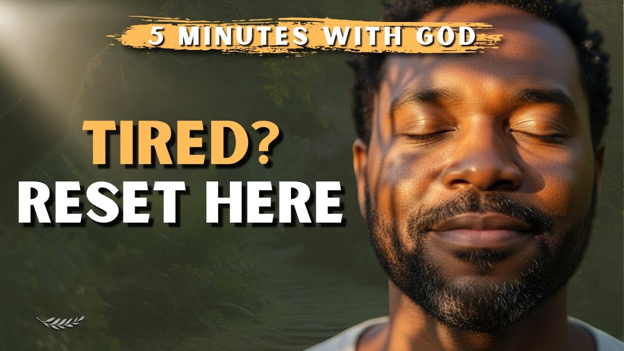 Exhausted from Work? 5 Minute Prayer to Release Stress & Reset (Prov 21:5)