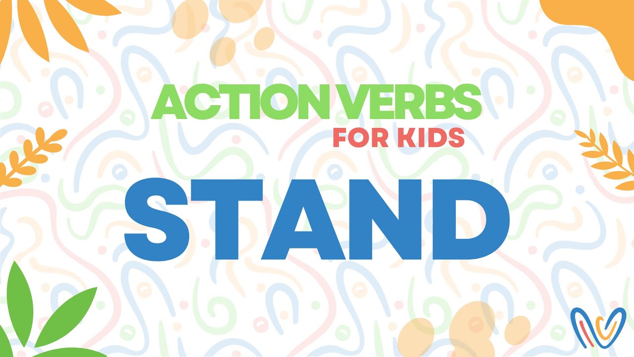Action Verbs for kids - STAND| Learn English for Kids | Children with Learning Disabilities | Autism