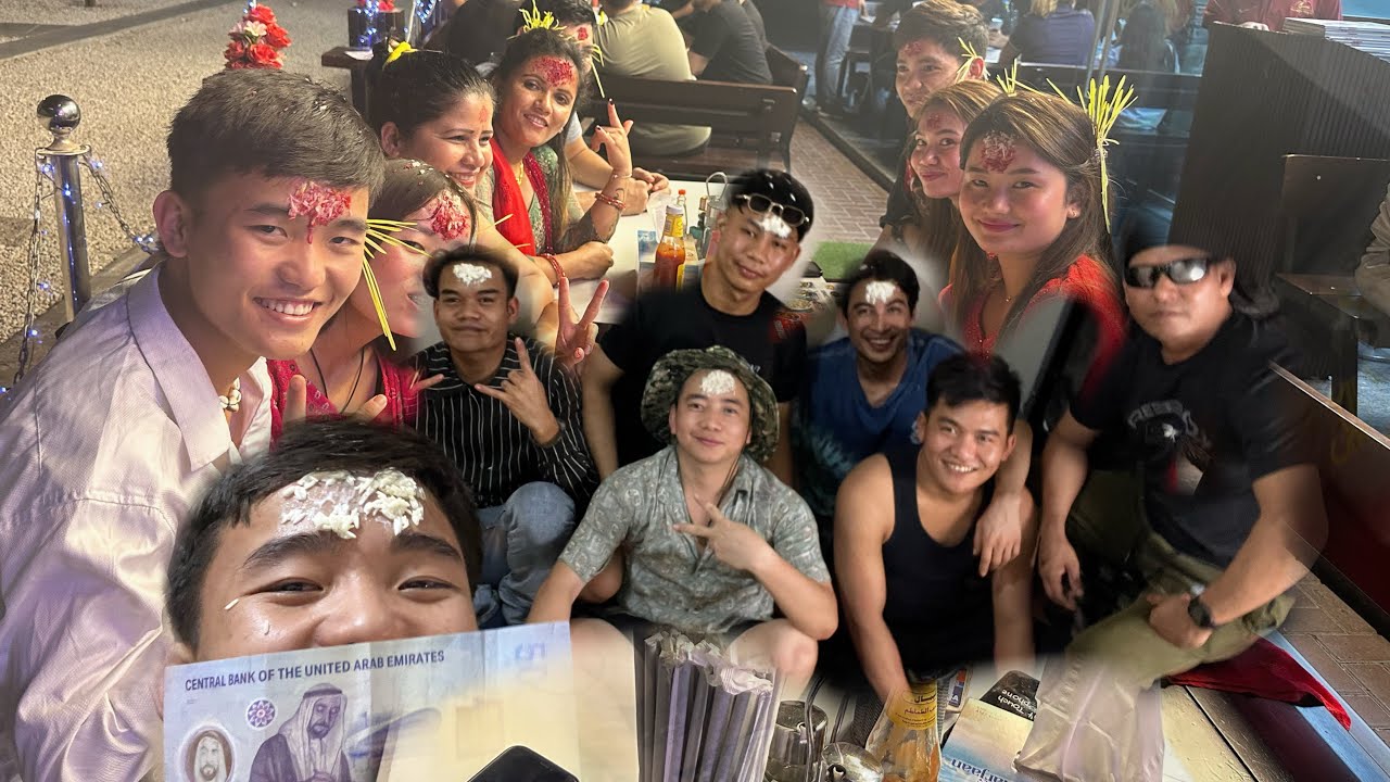 Happy Dashain beautiful peoples (HALLUKA TIKA RAMILO 🇦🇪) (DUBAI VLOG)