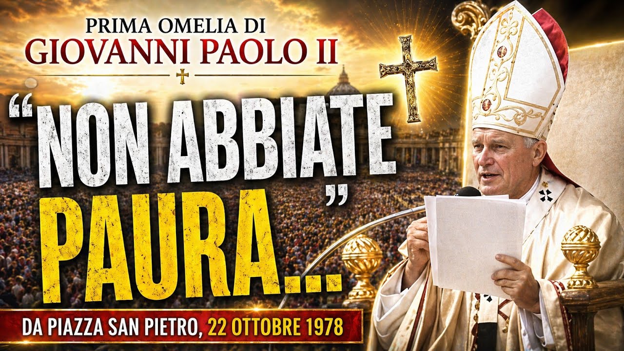 Papa Giovanni Paolo II - Karol Wojtyla - Prima omelia - Non abbiate paura...