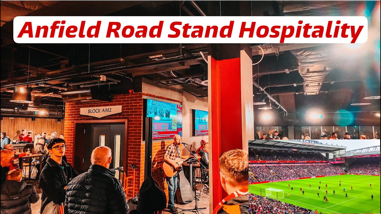 A good look around the hospitality lounge at Liverpool F.C’s Anfield Road Expansion Update