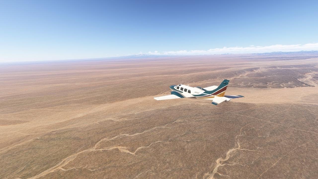Flight Simulator 2024: Landing at Nok Kundi, Pakistan (OP34) with the A2A Aerostar 600