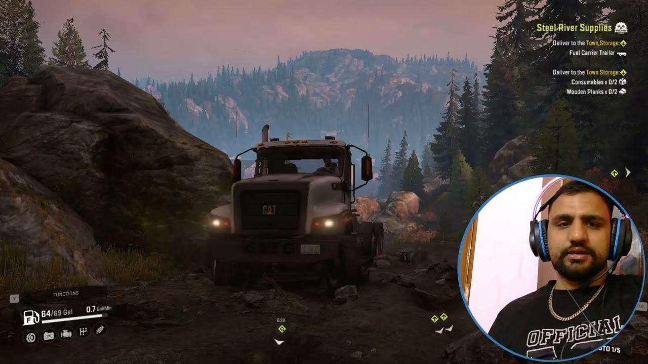 Dangerous Off-Road Mission | SnowRunner Gameplay | Big Truck in Mud