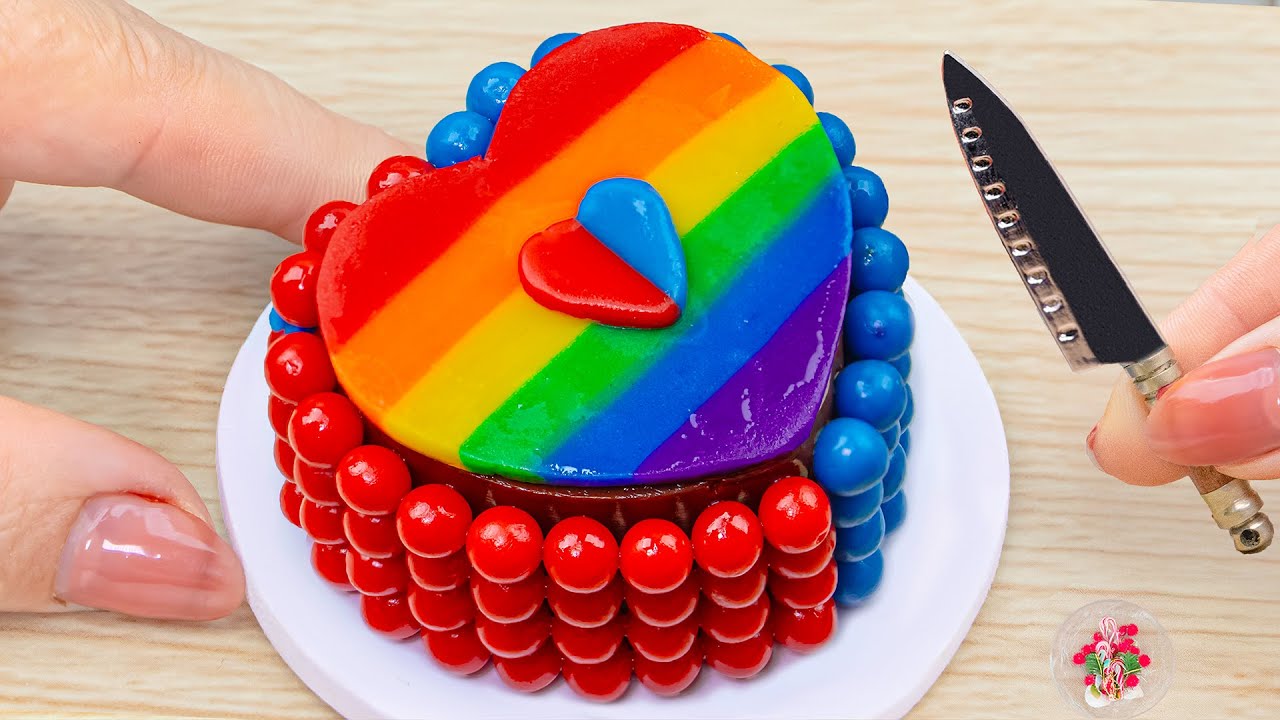 Best Moment of Kitkat Rainbow Cake Mini | 1000+ Satisfying Mini Cake Decorating and ASMR