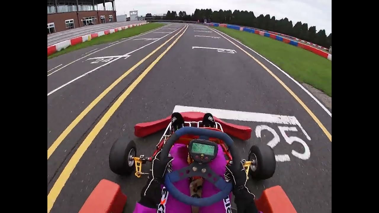Practice Laps at Clay Pigeon Raceway | 160cc Twin Engine Pro Kart