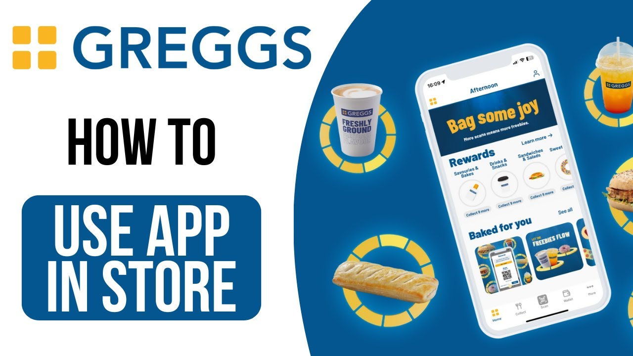 How to Use Greggs App in Store | How to Get FREE GREGGS!