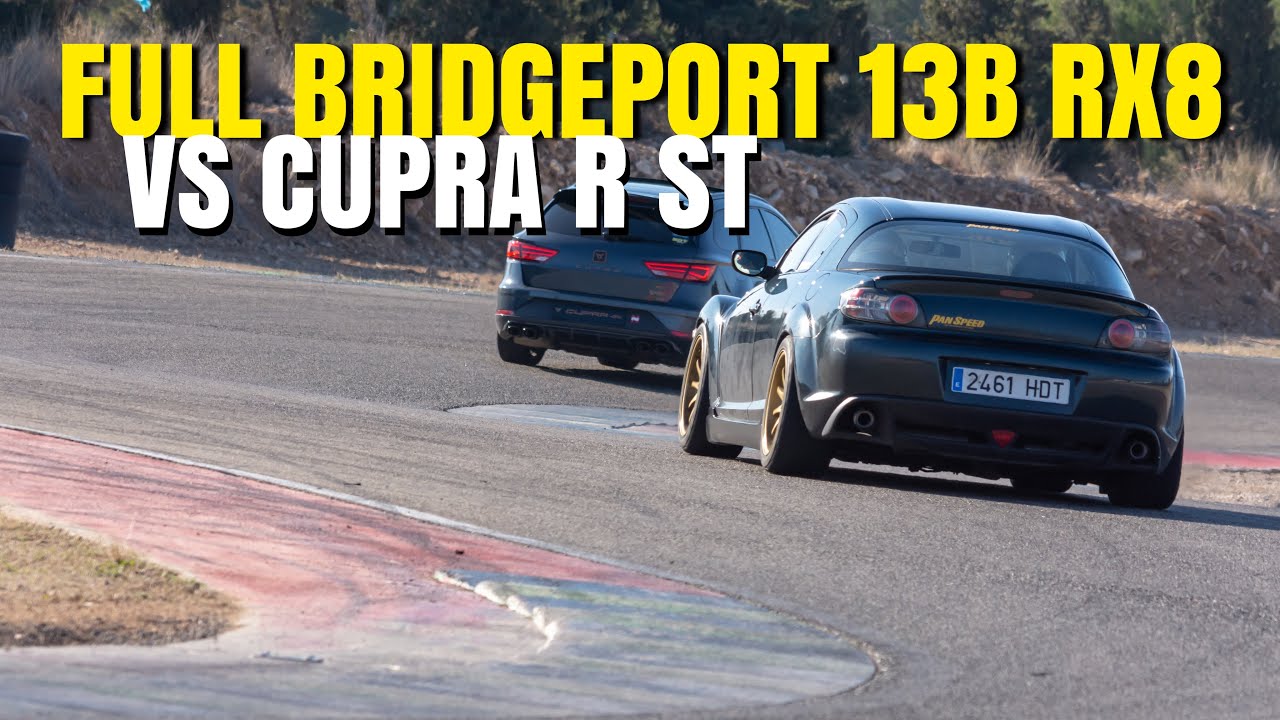 MAZDA RX8 13B FULL BRIDGEPORT VS CUPRA R ST | CIRCUIT CALAFAT | 1:44.25