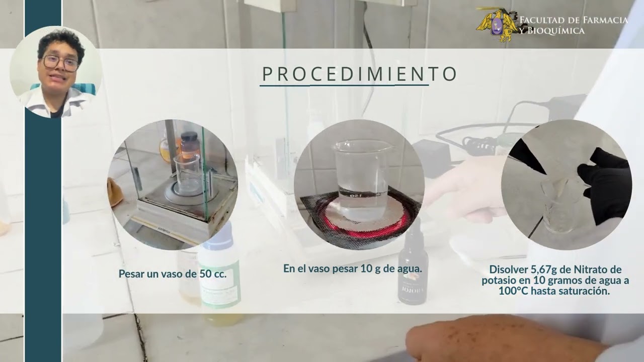 Práctica 7. Rendimiento de una operación de cristalización