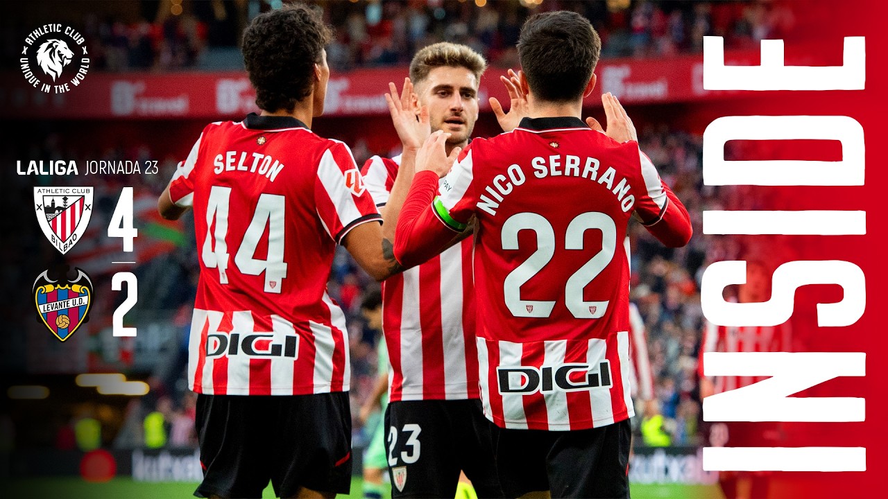 INSIDE I Athletic Club 4-2 Levante UD I LaLiga 2025/26 J23