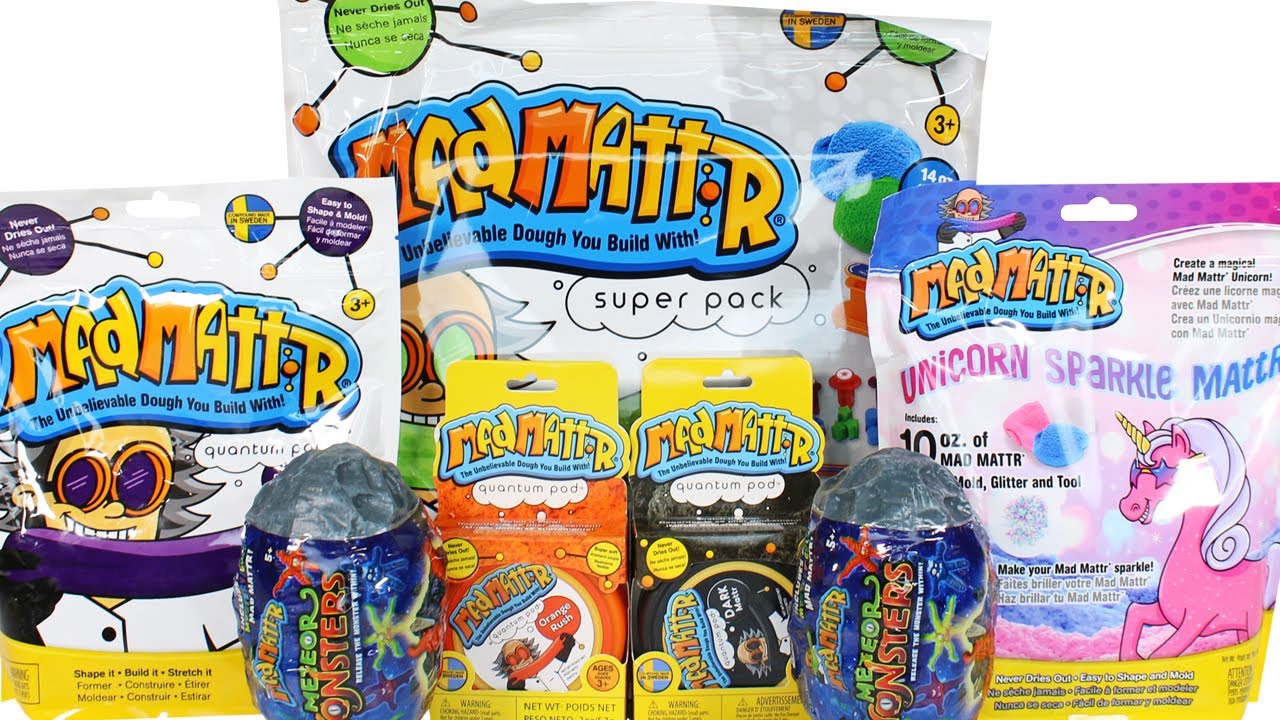 MadMattr Super Pack, Unicorn Sparkle, Meteor Monsters and Quantum Pod Unboxing Toy Review