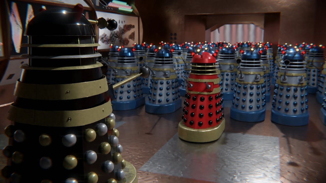 Dr Who and the Daleks | 'Final Battle' Animated Scene Recreation | Blender Animation