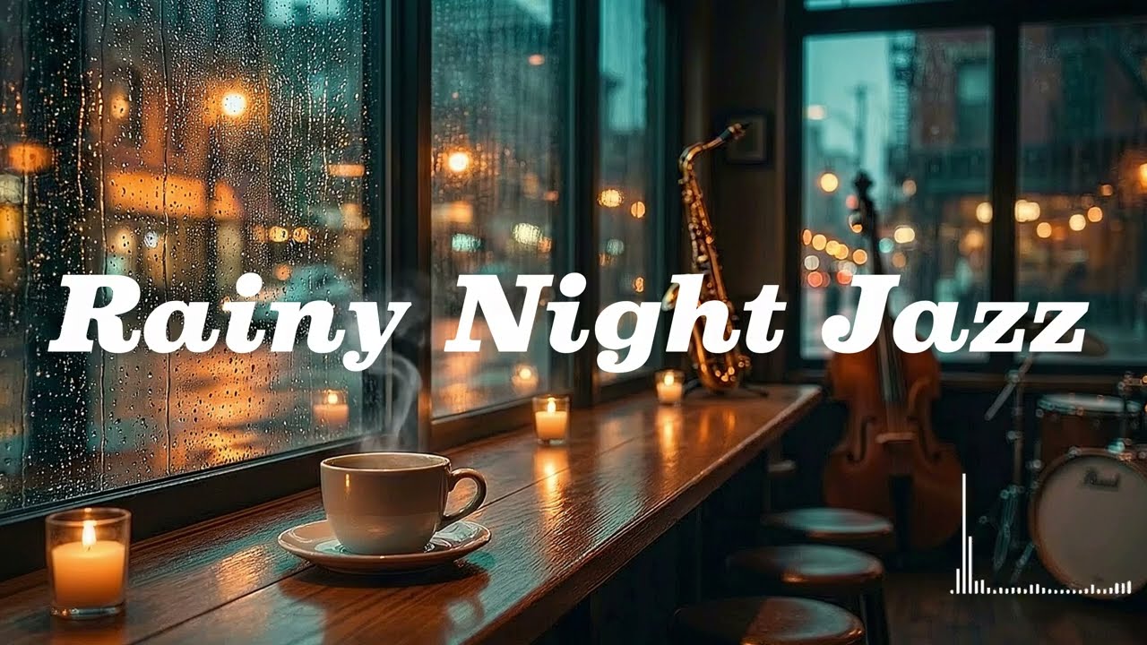Rainy Night in Seoul ☕ Cozy Jazz BGM for Late-Night Study & Work | Groove_ui