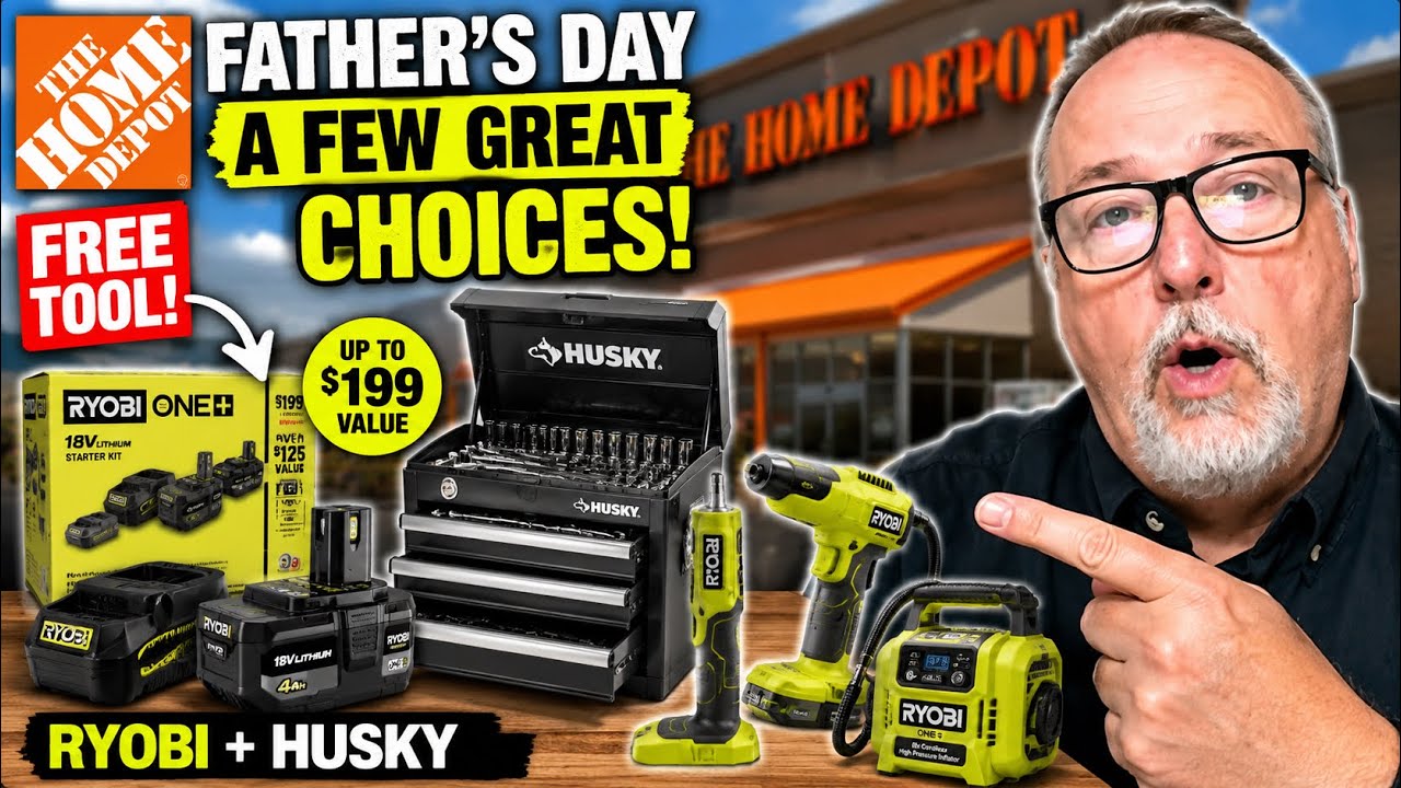 Не покупайте отцу не те инструменты: лучшие предложения в Home Depot!