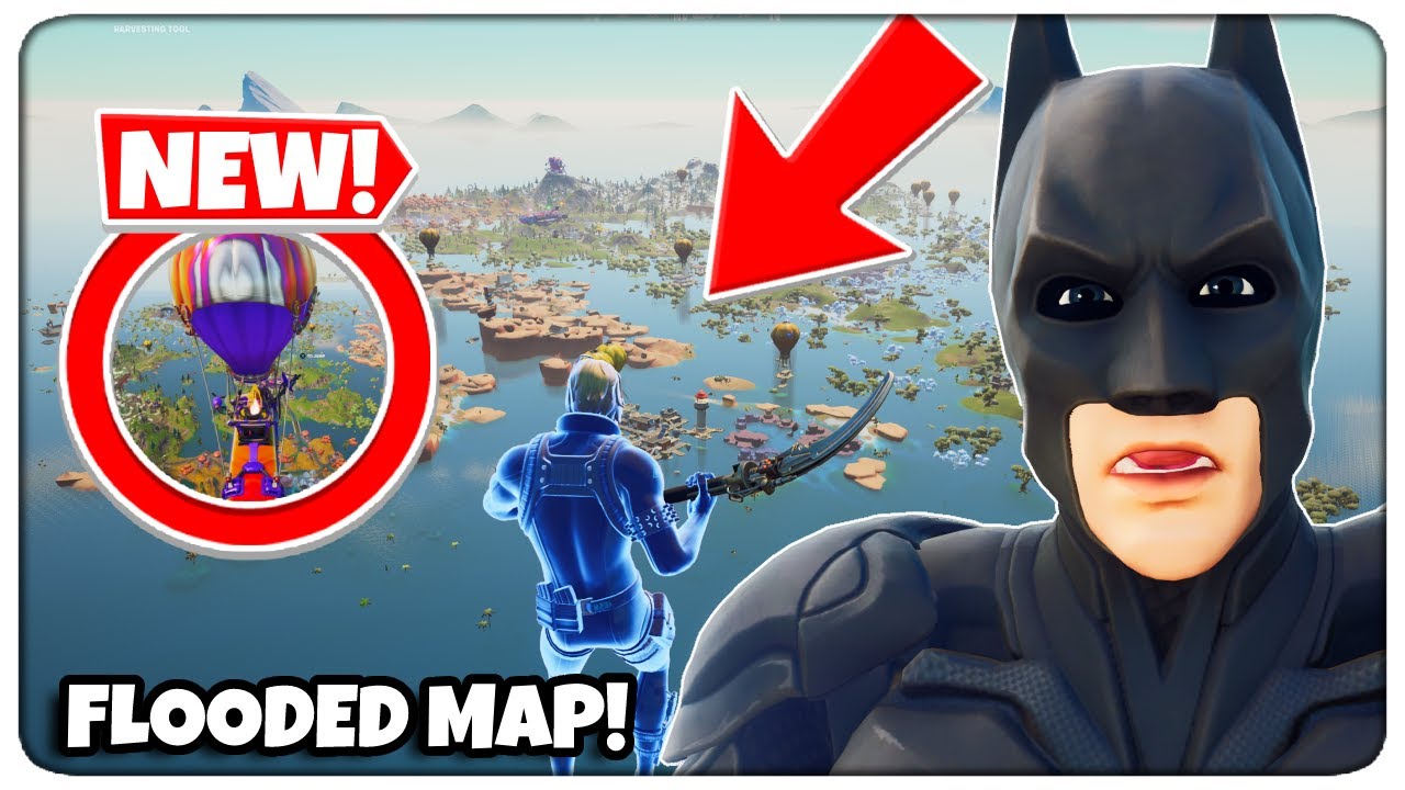 I FLOODED The ENTIRE MAIN ISLAND in Fortnite!