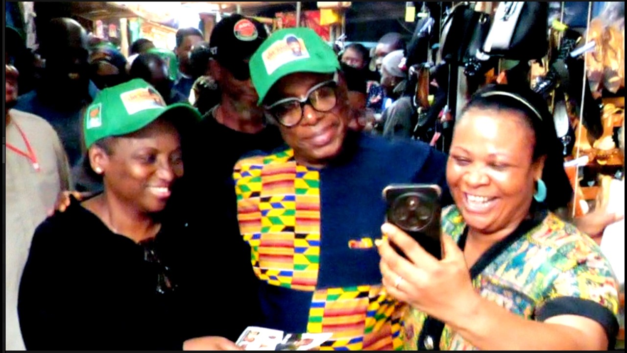 Amaechi & His Wife Take ADC Campaign To The Streets: One-on-One With Angry Traders In Abuja