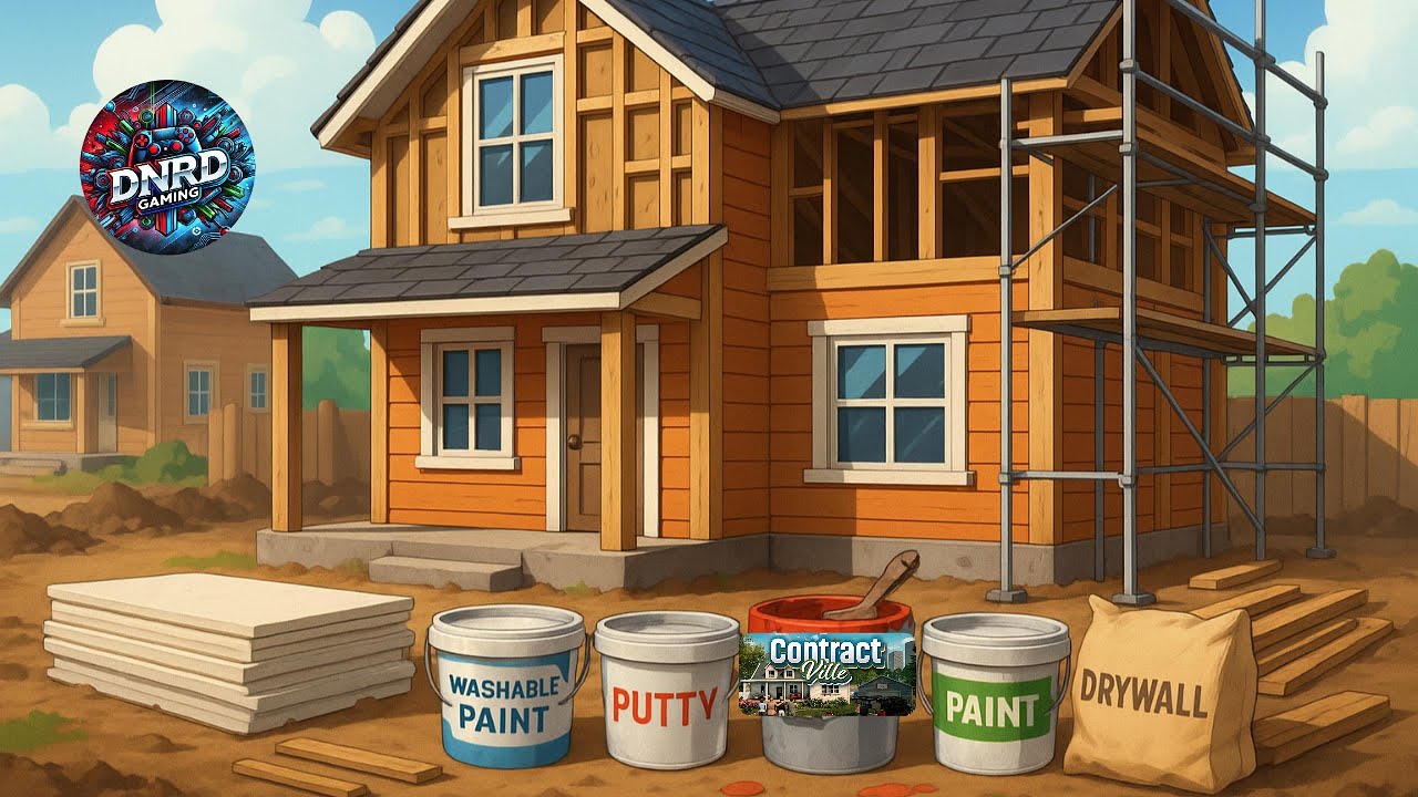 I finished the house with what I had!