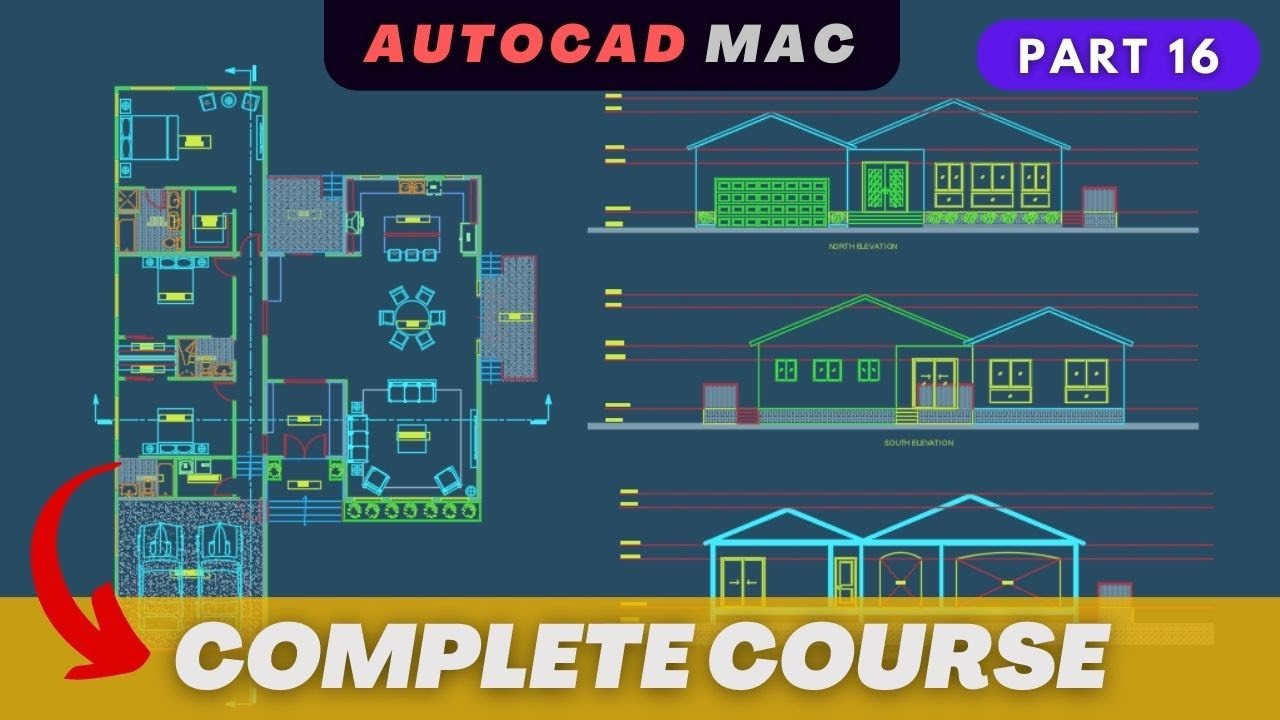 Drawing Doors & Windows | Autocad 2023 Mac - From Zero To Hero - Part 16