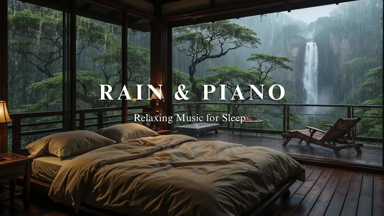 Sleep Instantly Tonight – Gentle Piano and Rain Sounds to Help You Fall Into Deep Sleep