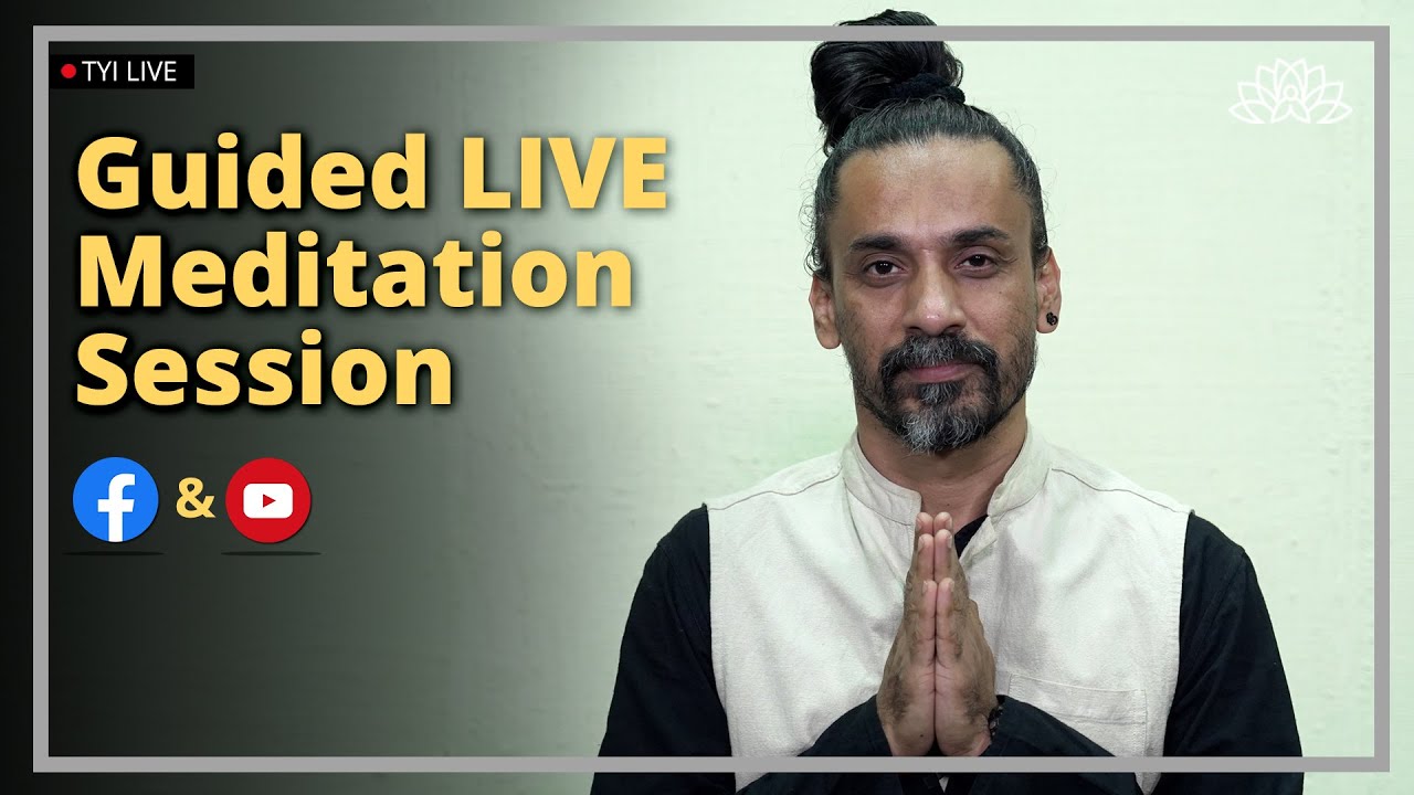 Guided LIVE mediation | LIVE session | The Yoga Institute