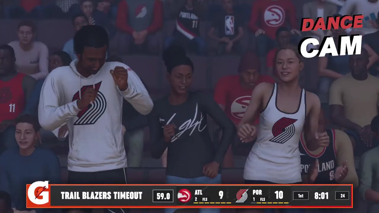 NBA 2K25 (PS5) Simulation: Portland Trail Blazers vs. Atlanta Hawks