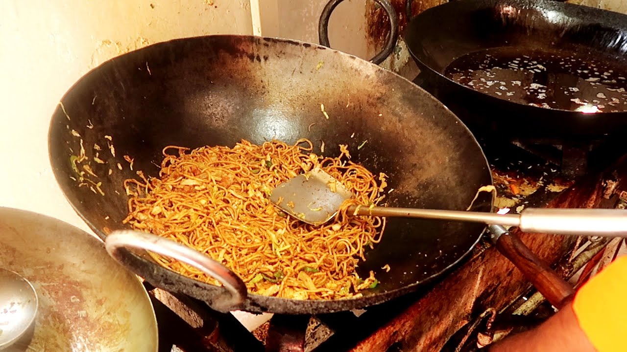#spicy Chicken Noodles Recipe | Restaurant Style Chicken Noodles Making Video | Street Food 2021